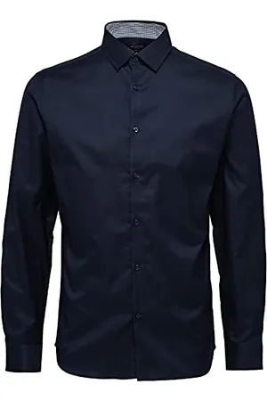 SELECTED Herren Shdonenew-mark Shirt Ls Noos Businesshemd, , S EU