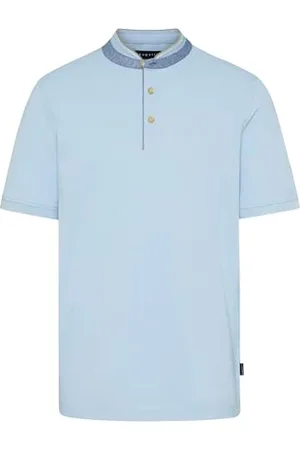 Bugatti Herren Poloshirt Stehkragen Basic Kurzarm Modern Fit