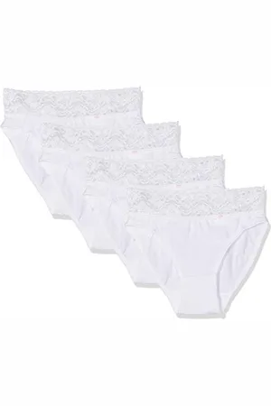 Dim Slip Absoluter Komfort Baumwolle Plus Damen x4, White, M