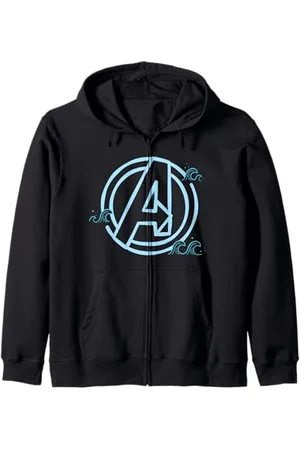 Marvel Super Heroes Avengers Icon Summer Vacay Beach Waves Kapuzenjacke