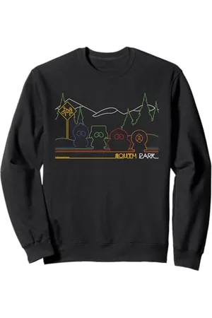 South Park Stan Kyle Cartman & Kenny Colour Line Art Sweatshirt