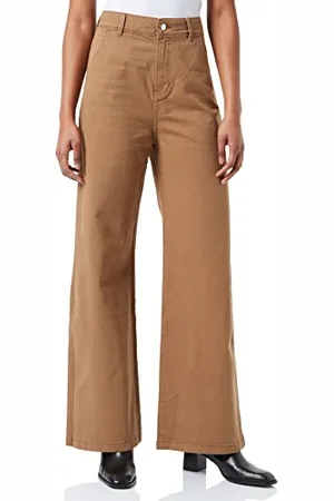 QS by s.Oliver Damen 120.10.202.26.180.2109830 Hose lang Suri Wide Leg, , 42W 32L EU