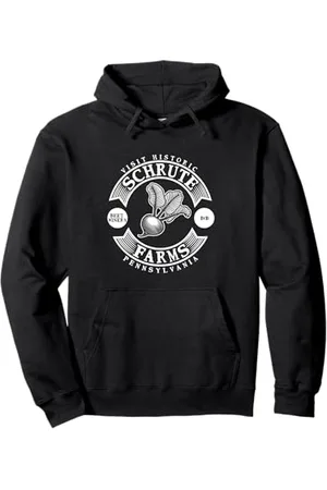 The Office Schrute Farmen Weiß Pullover Hoodie