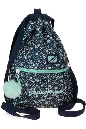 Pepe Jeans Alenka Rucksack, Blauer Beutel, 35 x 46 cm, Polyester von Joumma Bags, blau, Rucksack
