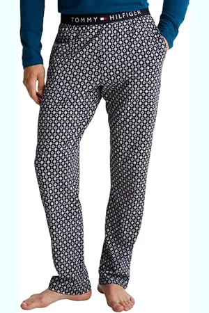 Tommy Hilfiger Men Jersey Pant Print UM0UM02985 Blue (Foulard Desert Sky) M