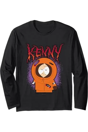 South Park Zeichentrickserie Kenny Beat Grunge Name Splatter Langarmshirt