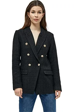Peppercorn Damen Georgette Blazer 3 Schwarz 38