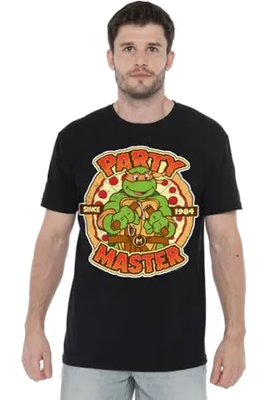 Teenage Mutant Ninja Turtles Unisex Mikey Party Master T-Shirt, , 3XL