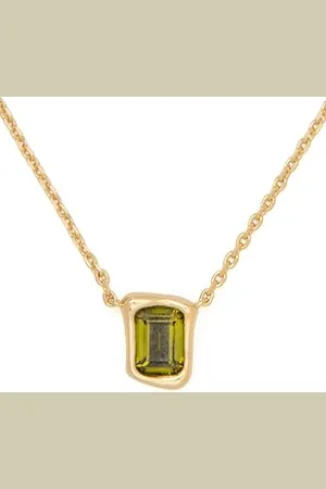 Kate Spade MOLTEN GLASS HALSKETTE Grün/Gold