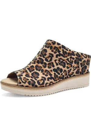 Tamaris Pantolette Damen Keilabsatz braun,EU 41