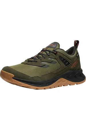Keen Herren Hightrail Waterproof Wanderstiefel, Winter Moss/Gold Flame, 43 EU