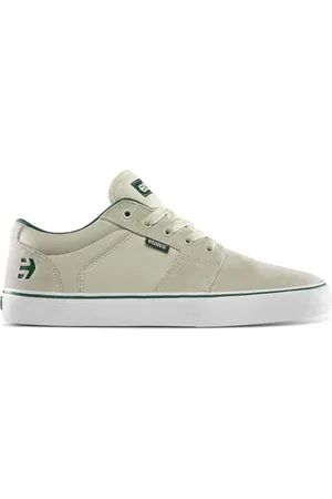 Etnies Herren Barge LS Skate Shoe, White/Green/Gum, 37.5 EU