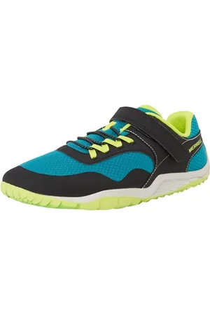 Merrell Trail Glove 7 A/C Sneaker, Schwarz/Blaugrün/Limette, 38 EU, Schwarz, Blaugrün, Limette, 37 EU