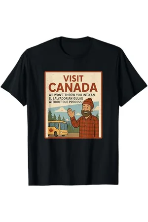 CANADIAN Besuchen Sie Kanada Wir werfen Sie nicht in einen Gulag T-Shirt
