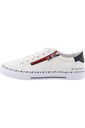 TOM TAILOR Damen 9590070001 Sneaker, White, 38 EU