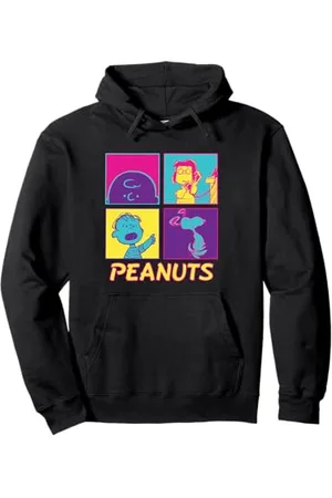 Peanuts Pop-Gitter Pullover Hoodie