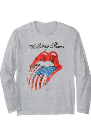 The Rolling Stones Die Rolling Stones Amerikanische Zunge Rockmusik Langarmshirt