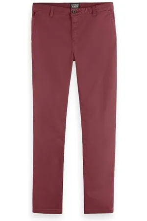 Scotch&Soda Herren Essential Mott-Stretch Cotton Chino Pants, , 33-32