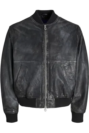 JACK & JONES Male Lederjacke Lederjacke