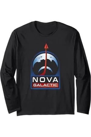 Starfield Ripple Junction x Nova Galactic Logo Video Game Langarmshirt