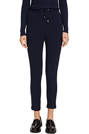 ESPRIT Damen 112ee1b347 Hose, Navy, 34 EU