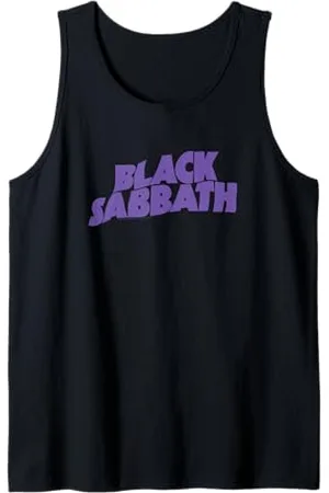 Black Sabbath Wellenförmiges Logo Lila Tank Top