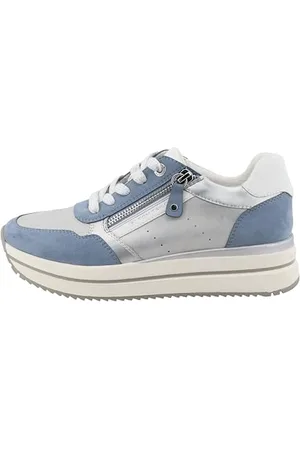 TOM TAILOR Damen 9590090002 Sneaker, Silver-Sky, 36 EU