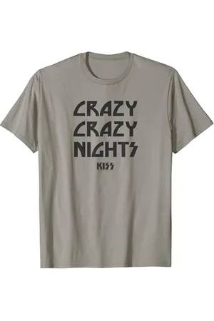 Kiss Crazy Crazy Nights Lyric T-Shirt