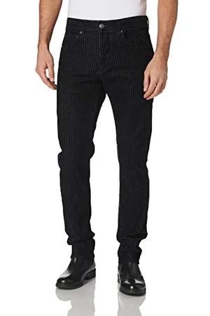 Herrlicher Herren Tyler Tapered Cotton Stripes Hose, , W30/L32