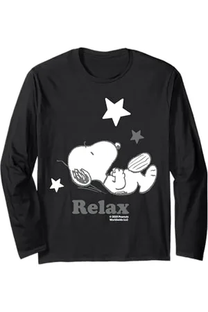 Peanuts Snoopy Sterne Relax Langarmshirt