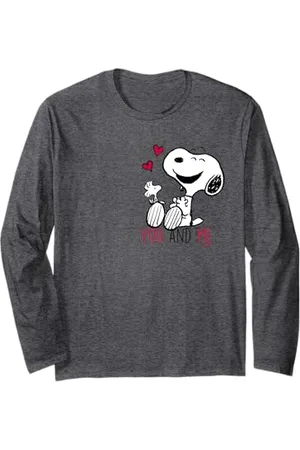 Peanuts Snoopy Woodstock Red Hearts Langarmshirt