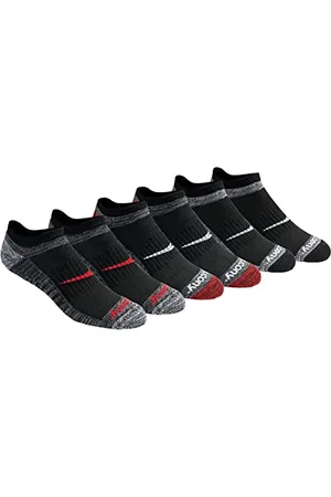 Saucony Herren Rundry Bolt Performance No-Show Socks, Available in M-XXL (6, 12, 18 Pairs) Laufsocken, , Large (6er Pack)