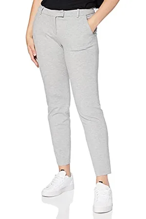Marc O’ Polo Damen Hose 801414719073, Grau (Pebble Melange 926), 34