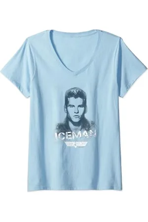 Top Gun Iceman T-Shirt mit V-Ausschnitt