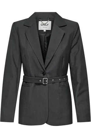 ONLY Damen Onlmarion L/S Mel Belt TLR Blazer, , 42