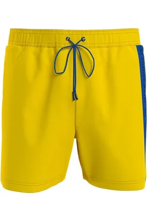Tommy Hilfiger Herren Badehose Medium Drawstring Mittellang, (Vivid Yellow), XL