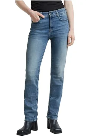 G-Star Damen Strace Straight Jeans, , 33W / 34L