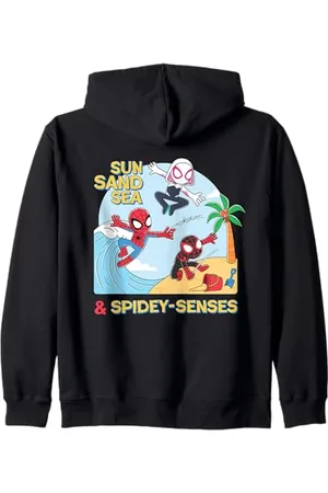 Marvel Spider-Man "Sun Sand Sea & Spidey-Senses" Beach Kapuzenjacke