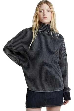 G-Star Loose Overdyed High Neck Sweater XS