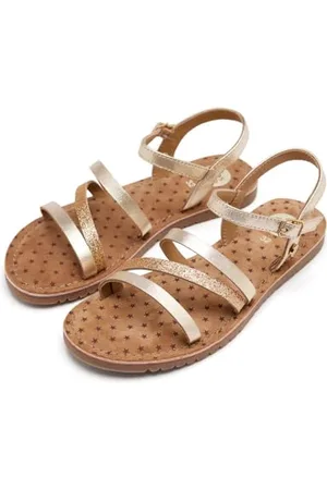 Gioseppo Vershire Flache Sandale, Platino, 36 EU