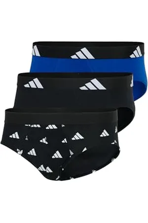 adidas Herren Slip 3er Pack-Brief (3PK) -Active Flex Cotton Unterwäsche, , XXL