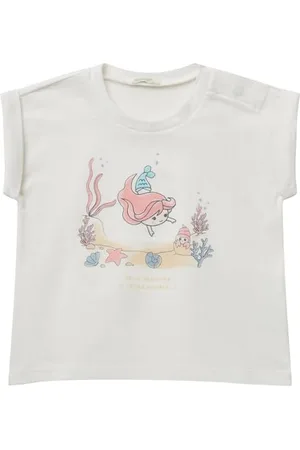 Benetton Baby-Mädchen 3i1xa106a T-Shirt, , 80
