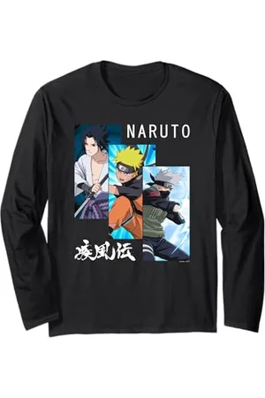 Naruto Shippuden 3 Tafeln und Kanji Langarmshirt