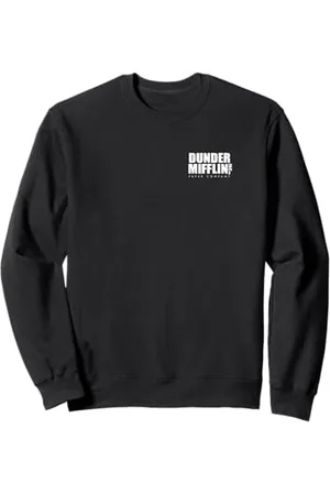 The Office Dunder Mifflin Logo linke Brust und Rücken Sweatshirt