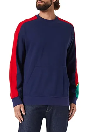 Benetton Herren Pullover G/C M/L 3CMAU1035 LANGÄRMLIGES Sweatshirt MIT Rundhalsausschnitt, , M