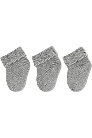 Sterntaler Erstlingssocken 3er Pack uni - Baby Socken mit Innenfrottee und Umschlag - hautsympathische Neugeborenen Socken mit hohem Baumwollanteil - Unisex Strümpfe einfarbig, , Größe 0