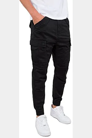 Alpha Industries Herren Airman Pant Freizeithose, Black, 34W