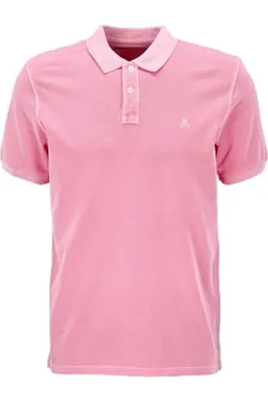 Marc O’ Polo Marc OߴPolo Herren Kurzarm-Poloshirt aus Bio-Baumwolle Regular Fit, Rosa (Scandi Rose), M
