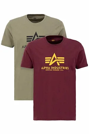 Alpha Industries Basic T 2 Pack T-Shirt für Herren