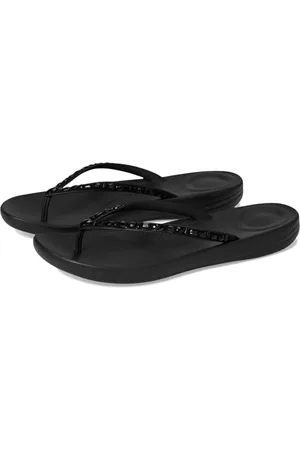 FitFlop Damen Iqushion Multi-Crystal Ergonomic Flip-Flops Flipflop, , 37 EU